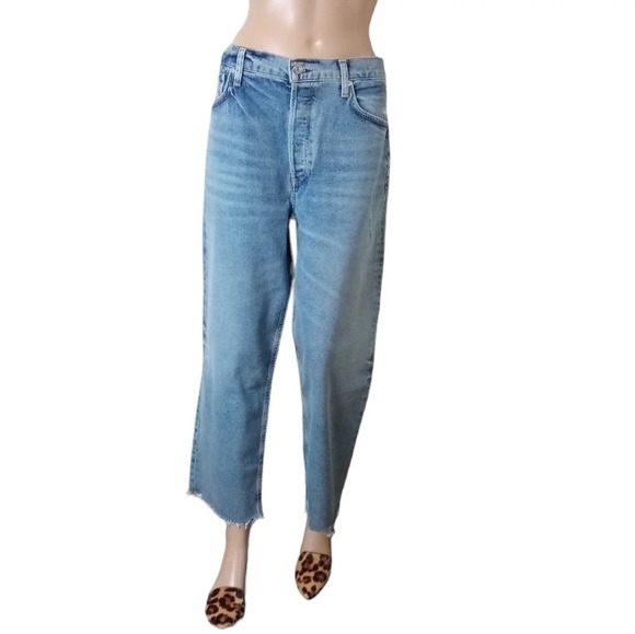 Citizens of Humanity Florence High-Rise Wide-Straight Jeans in Adorn - Picture 2 of 12